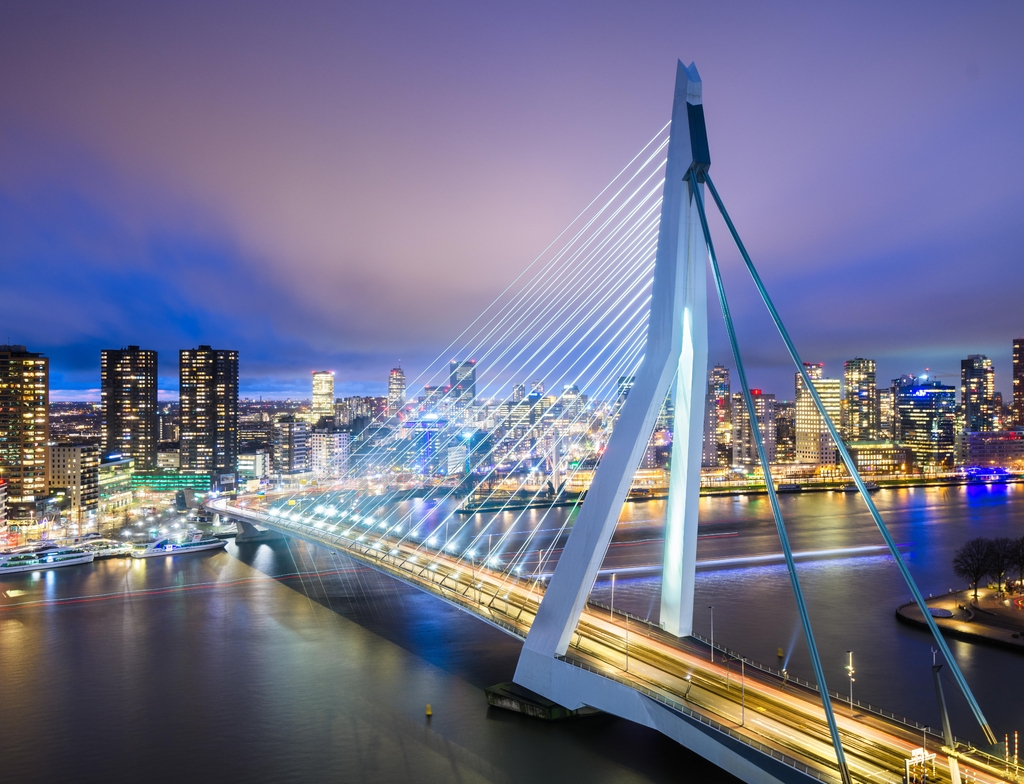 Lais Puzzle - Skyline von Rotterdam, Niederlande - 1.000 Teile p-352822