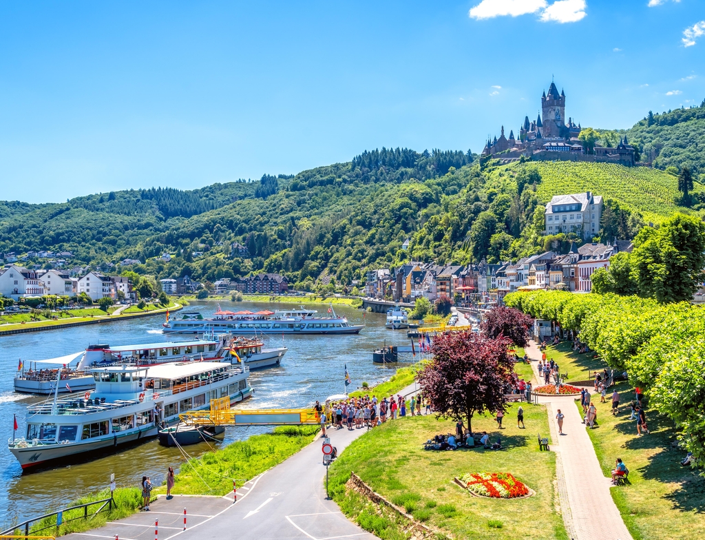 Lais Puzzle - Blick auf Cochem und die Reichsburg, Mosel, Rheinland Pfalz, Deutschland - 1.000 Teile p-352941