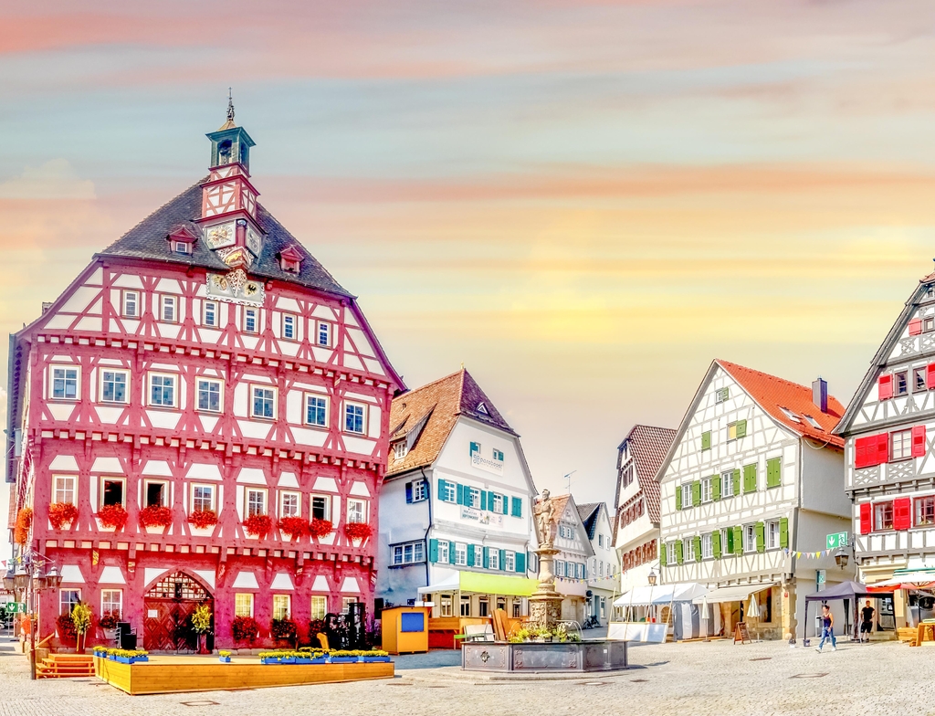 Lais Puzzle - Altstadt, Markgröningen, Deutschland - 1.000 Teile p-353039