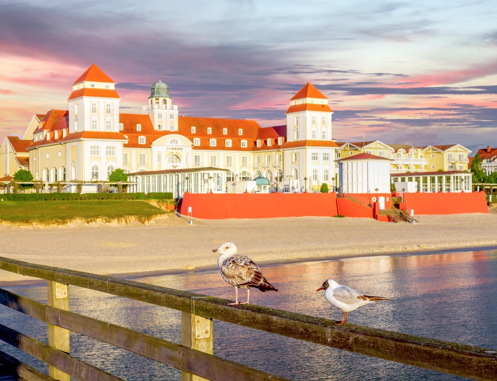 Lais Puzzle - Seebad Binz, Insel, Rügen, Ostsee, Deutschland - 1.000 Teile p-353082