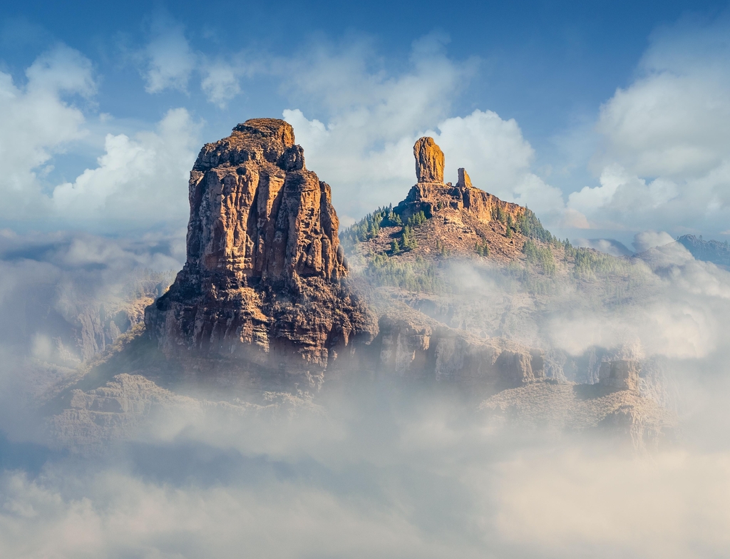 Lais Puzzle - Roque Bentayga und Roque Nublo, Gran Canaria - 1.000 Teile p-353144