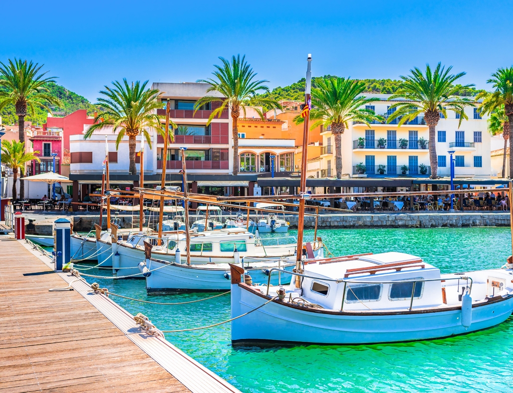 Lais Puzzle - Boot im Hafen von Port de Andratx auf der Insel Mallorca - 1.000 Teile p-353605