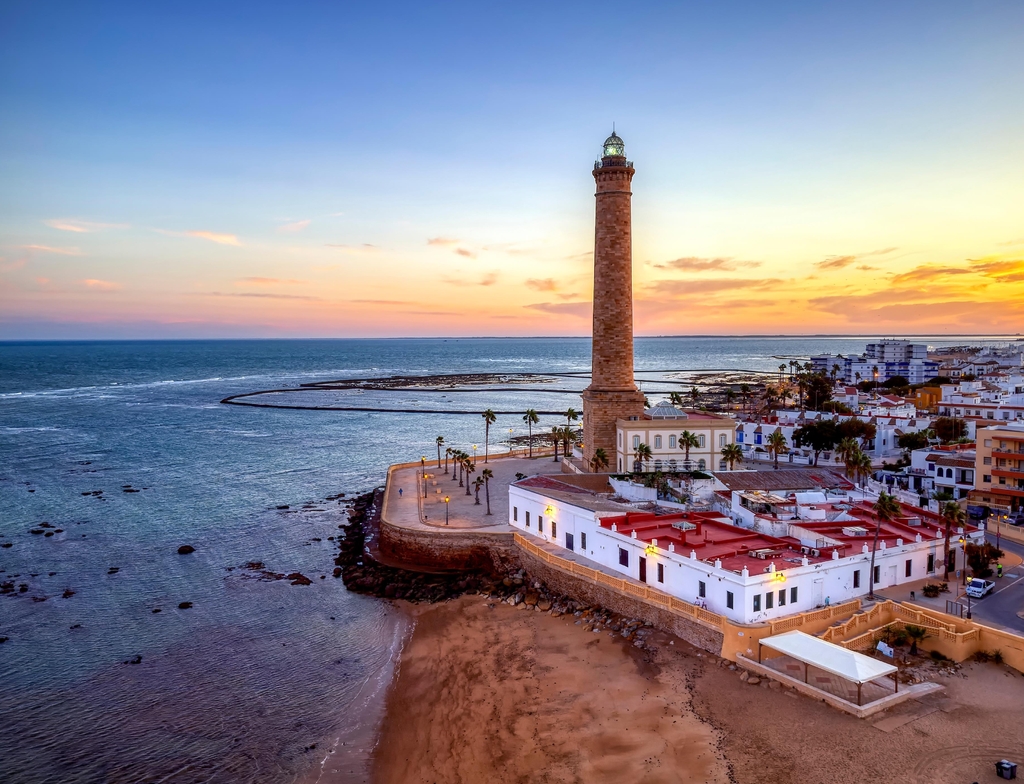 Lais Puzzle - Leuchtturm von Chipiona bei Morgendämmerung in der Provinz Cadiz, Spanien - 1.000 Teile p-353939