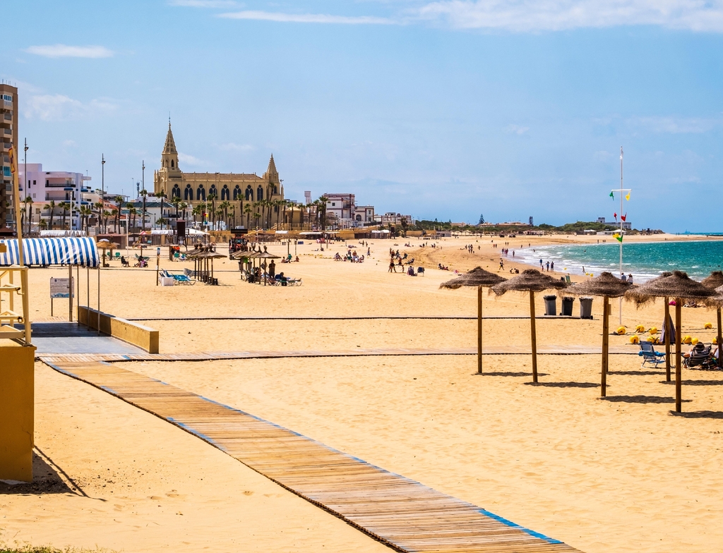 Lais Puzzle - Strand von Chipiona in der Provinz Cadiz, Spanien - 1.000 Teile p-353940