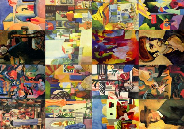 Lais Puzzle 1000 Pezzi - August Macke "Ragazza In Verde" (Mädchen Im Grünen) - Espressionismo Tedesco - 6