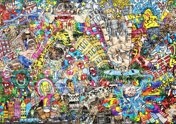 Lais Puzzle Mapa de Sudamérica en español 2000 Piezas