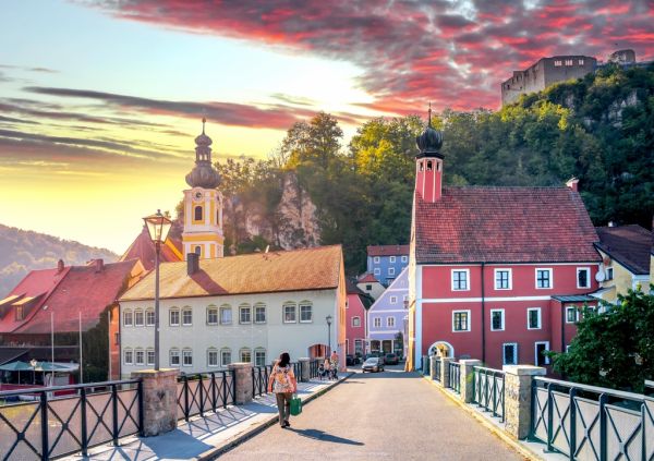 1000 Teile Puzzle „Blick Auf Halle Saale“ – Hochwertig Gestanzt, Mit Motiv-Schachtel