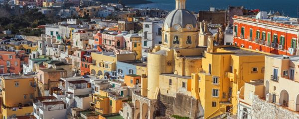 Puzzle Procida – Sonnenuntergang über La Corricella (Neapel) | 1000 Teile Für Erwachsene & Puzzle-Fans