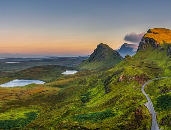 Lais Puzzle 1000 Teile – Quiraing Berge Sonnenuntergang Auf Isle Of Skye, Schottland