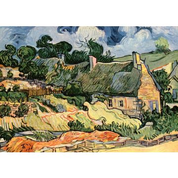 Lais Puzzle - Vincent Willem van Gogh - Hütten in Cordeville (Häuser in Auvers) - 500 & 1.000 Teile