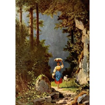 Lais Puzzle - Carl Spitzweg - Mädchen mit Ziege - 1.000 Teile