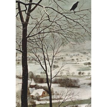 Lais Puzzle - Pieter Bruegel d. Ä. - Zyklus der Monatsbilder, Szene: Heimkehr der Jäger (Monat Januar), Detail - 1.000 Teile