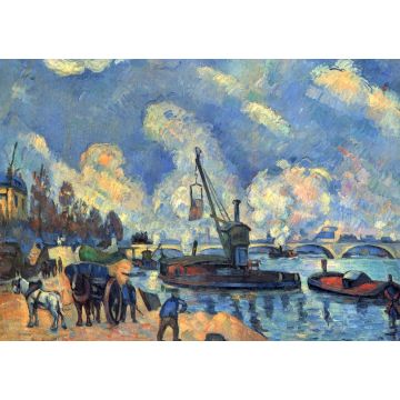 Lais Puzzle - Paul Cézanne - Die Seine bei Bercy, Gemälde nach Armand Guillaumin - 1.000 Teile