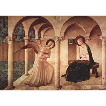 Lais Puzzle - Fra Angelico - Freskenzyklus im Dominikanerkloster San Marco in Florenz, Szene: Verkündigung - 1.000 Teile