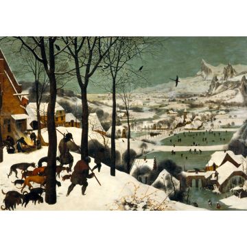 Lais Puzzle - Pieter Bruegel d. Ä. - Zyklus der Monatsbilder, Szene: Heimkehr der Jäger (Monat Januar), Detail - 1.000 Teile