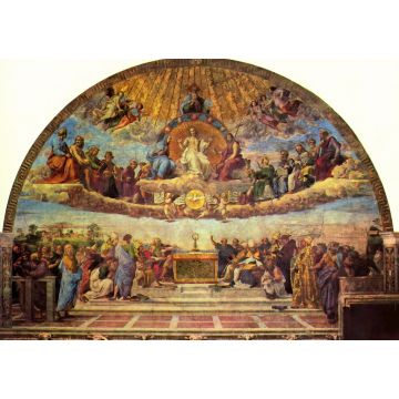 Lais Puzzle - Raffael - Stanza della Segnatura für Julius II., Verherrlichung (Disputa) des Hl. Altarssakraments - 1.000 Teile