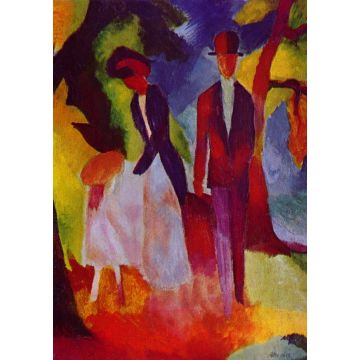Lais Puzzle - August Macke - Leute am blauen See - 1.000 Teile