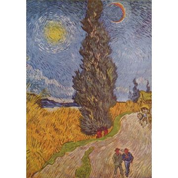 Lais Puzzle - Vincent Willem van Gogh - Landstraße mit Zypressen - 1.000 Teile