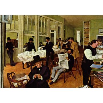 Lais Puzzle - Edgar Germain Hilaire Degas - Die Baumwollfaktorei - 1.000 Teile