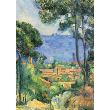 Lais Puzzle - Paul Cézanne - Blick auf L'Estaque und das Chateaux d'If (Das Meer bei L'Estaque) - 1.000 Teile
