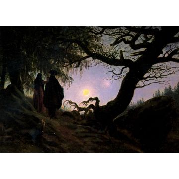 Lais Puzzle - Caspar David Friedrich - Mann und Frau den Mond betrachtend - 1.000 Teile