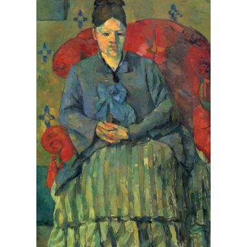 Lais Puzzle - Paul Cézanne - Porträt der Mme Cézanne in rotem Lehnstuhl - 1.000 Teile