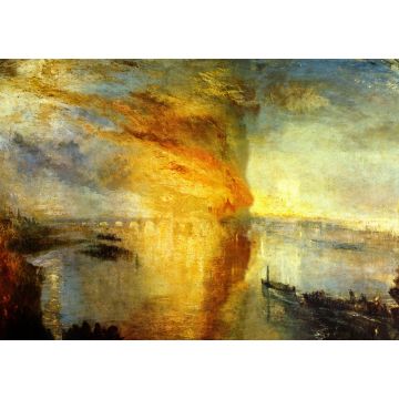 Lais Puzzle - Joseph Mallord William Turner - Der Brand des Parlamentsgebäudes, 16. Oktober 1834 - 1.000 Teile