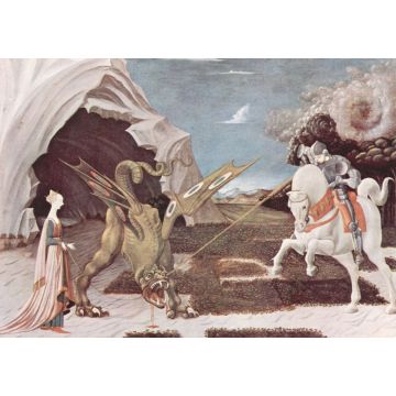 Lais Puzzle - Paolo Uccello - Hl. Georg im Kampf mit dem Drachen - 1.000 Teile