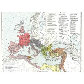 Lais Puzzle - Landkarte Historical Atlas - William R. Shepherd Römisches Reich um 395 - 1.000 Teile