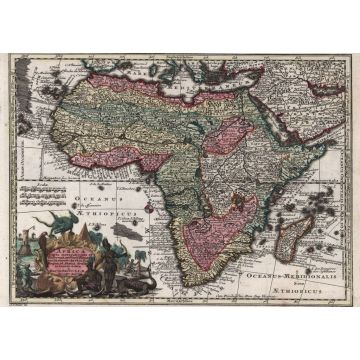 Lais Puzzle - Matthäus Seutter Landkarte - Atlas Novas Indicibus Instructus (1744) - Afrika - Motivserie - 1.000 Teile