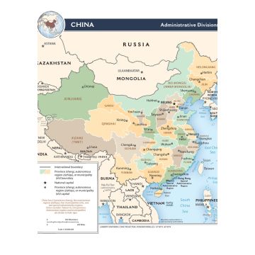 Lais Puzzle - Landkarte China Verwaltung - 1.000 Teile
