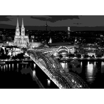 Lais Puzzle - Köln schwarz weiß - 1.000 Teile