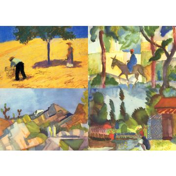 Lais Puzzle - Collage August Macke - 500 & 1.000 Teile