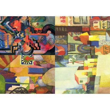 Lais Puzzle - Collage August Macke III - 1.000 Teile