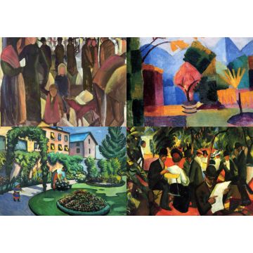 Lais Puzzle - Collage August Macke VI - 1.000 Teile