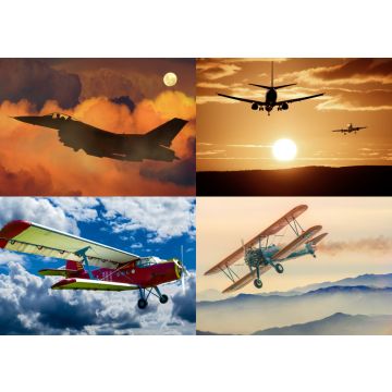 Lais Puzzle - Collage Flugzeuge - 500 & 1.000 Teile