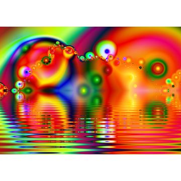 Lais Puzzle - Unmögliche, sehr schwierige, psychedelische Farben, Fraktal - 1.000 Teile