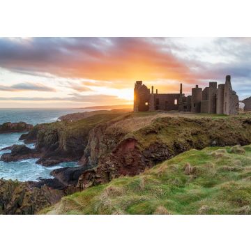 Lais Puzzle - Slains Castle im Sonnenuntergang, Schottland - 500 & 1.000 Teile