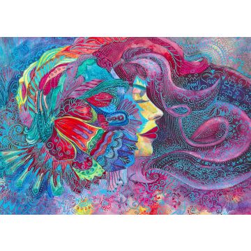 Lais Puzzle - Unmögliche, sehr schwierige, psychedelische Farben - 100, 200, 500 & 1.000 Teile