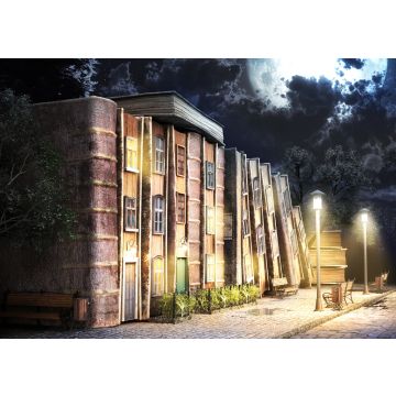 Lais Puzzle - Bücher als Straßenfassade, Fantasie - 500 & 1.000 Teile