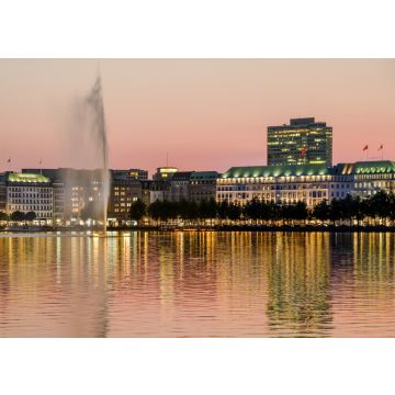 Lais Puzzle - Jungfernstieg Hamburg am Abend - 100, 200, 500 & 1.000 Teile