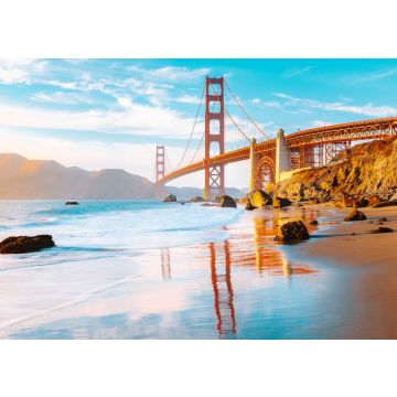 Lais Puzzle - Golden Gate Brücke im Sonnenuntergang, San Francisco, Kalifornien, USA - 500 & 1.000 Teile