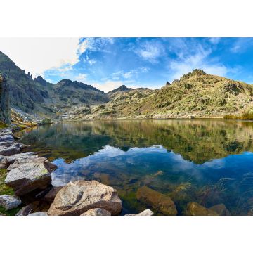 Lais Puzzle - Laguna Grande del Circo Gletscher in Sierra de Gredos mit Pico Almanzor im Hintergrund, Spanien - 1.000 Teile