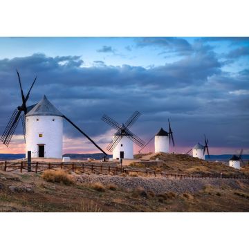 Lais Puzzle - Windmühlen von Consuegra im Sonnenuntergang, Castilla-La Mancha, Spanien - 1.000 Teile