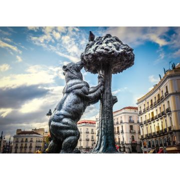 Lais Puzzle - Bären- und Erdbeerbaumstatue in Puerta del Sol in Madrid - 1.000 Teile
