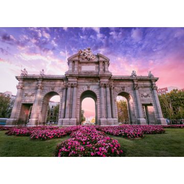 Lais Puzzle - Die Alcala-Tür (Puerta de Alcala). Wahrzeichen von Madrid, Spanien bei Sonnenuntergang - 1.000 Teile