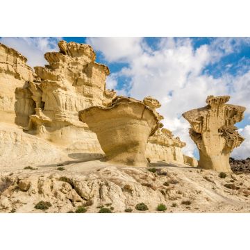 Lais Puzzle - Blick auf die Felsformationen Erosionen von Bolnuevo, Murcia, Spanien - 1.000 Teile