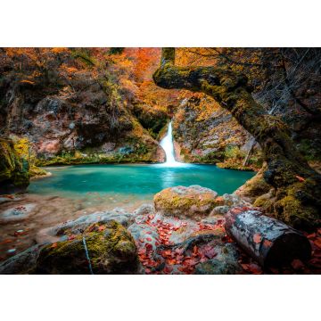Lais Puzzle - See und Wasserfall der Quelle des Urederra in Navarra, Spanien - 100, 200, 500 & 1.000 Teile
