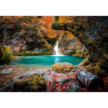 Lais Puzzle - See und Wasserfall der Quelle des Urederra in Navarra, Spanien - 1.000 Teile