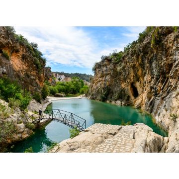 Lais Puzzle - Bolbaite Fluss und Wasserfall, nahe Ontinyent, Comunidad Valenciana, Spanien - 1.000 Teile
